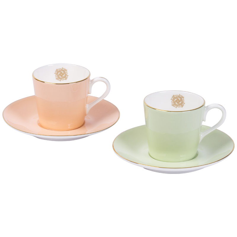 

Кофейная пара Top Art Studio Империал, 90 мл., 2 шт., цвет Оливковый & Карамельный, Зеленый