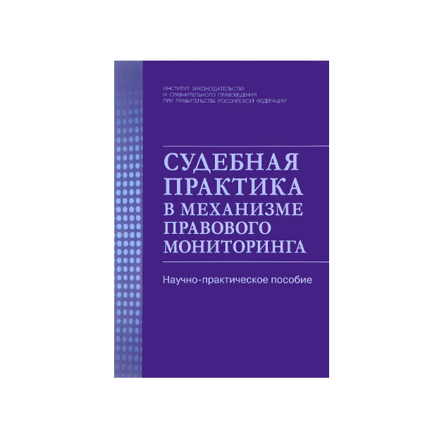 фото Книга судебная практика в механизме правового мониторинга инфра-м