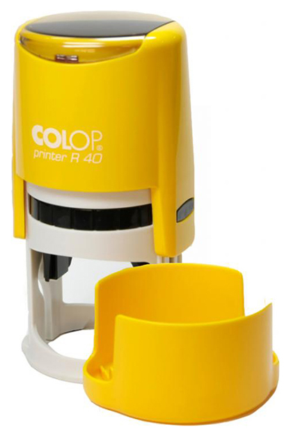 фото Оснастка автоматическая для печати colop printer r40 жёлтая