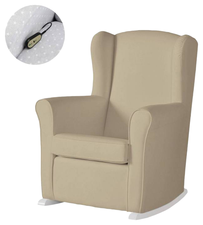 

Кресло-качалка Micuna (Микуна) Wing/Nanny Relax white/plain brown