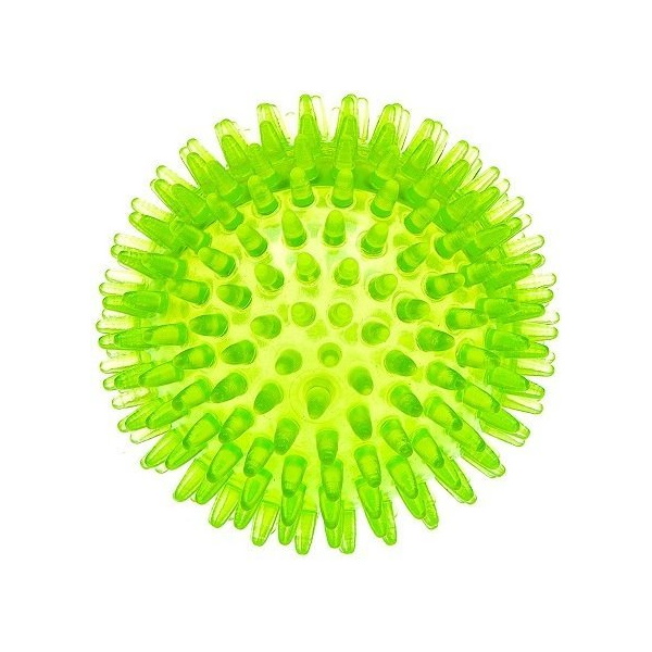 Апорт для собак Ferplast мяч из термопластичной резины, зеленый, длина 8 см