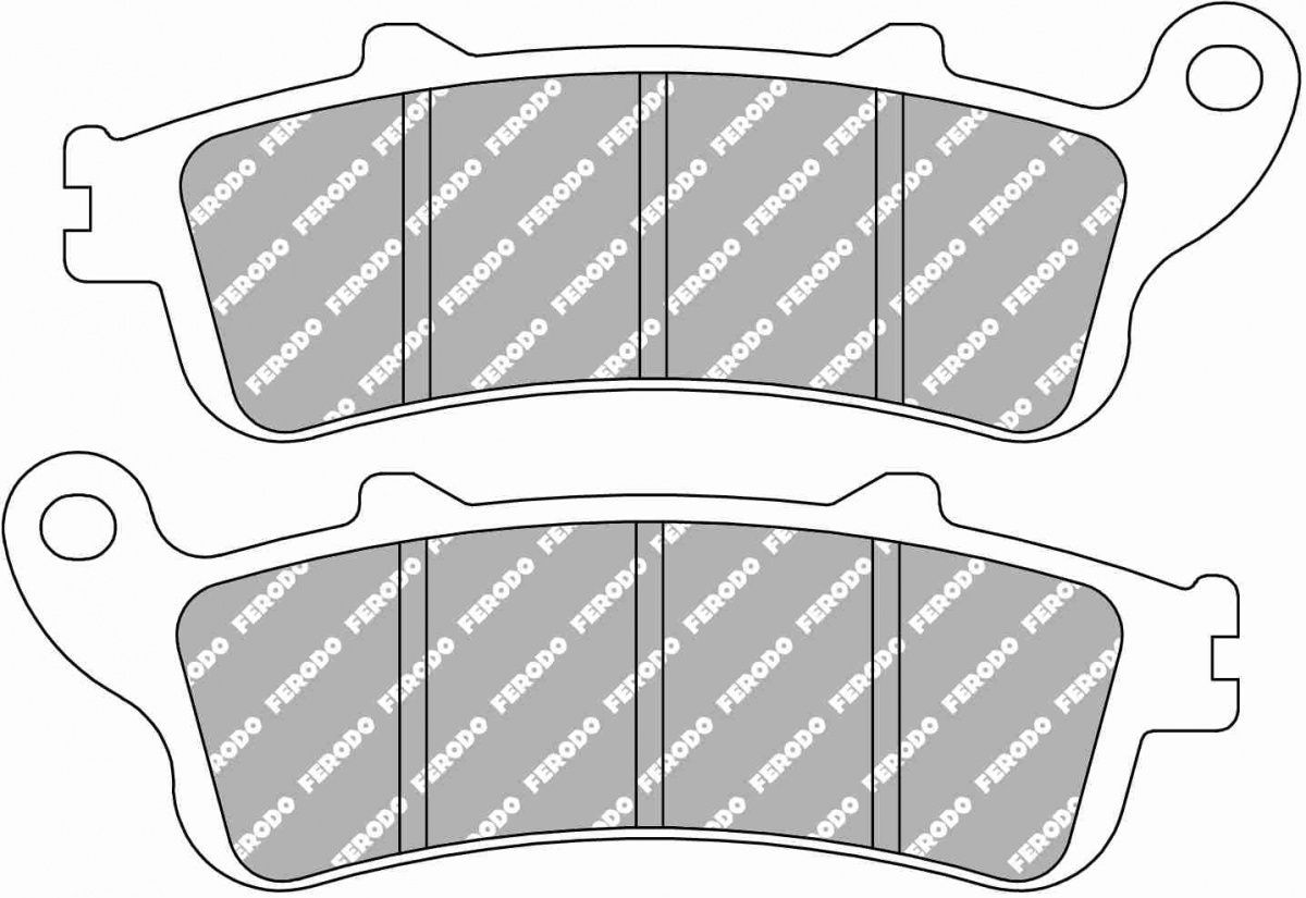 

Тормозные колодки передние/задние Ferodo FDB2073ST для мотоциклов