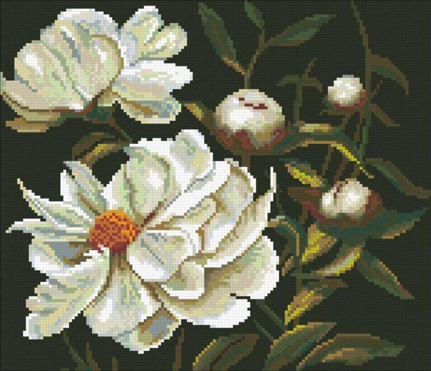 

Алмазная вышивка Паутинка Аромат ночи, 35x30 см, Аромат ночи