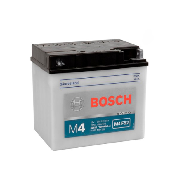 

Аккумулятор M4 F52 12v 25ah 220a 186x130x171 BOSCH 0092m4f520