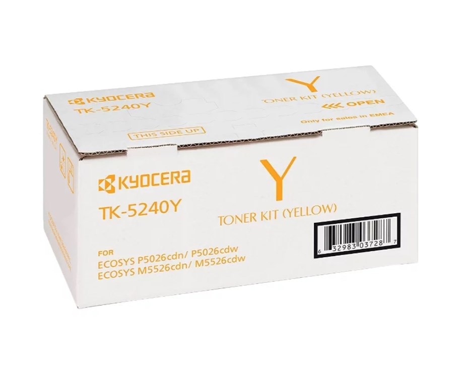 фото Картридж для лазерного принтера kyocera tk-5240y, желтый, оригинал