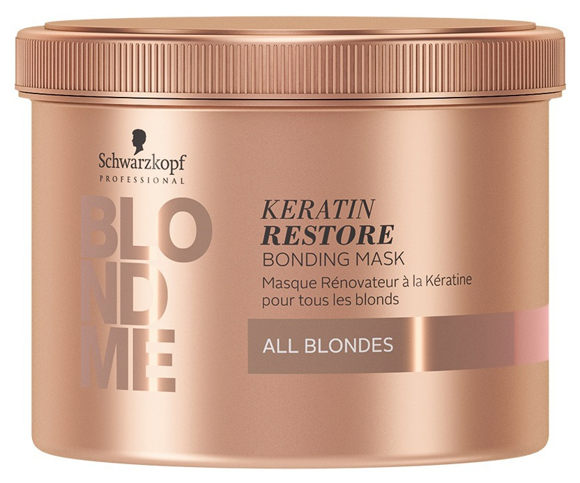 фото Маска для волос schwarzkopf professional blondme keratin restore 500 мл