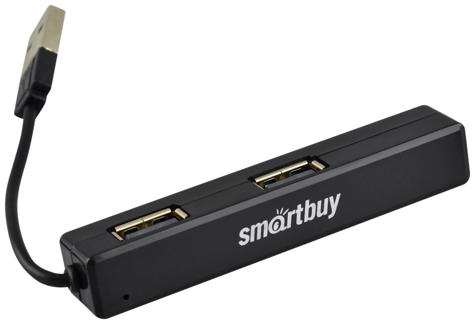 

USB hub, хаб разветвитель-концентратор, 4 порта Af*2,0, Smartbuy 408, черный, 408