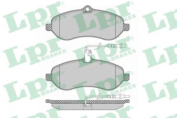 

Комплект тормозных колодок Lpr 05P1348