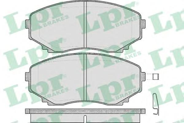 

Тормозные колодки Lpr 05P570