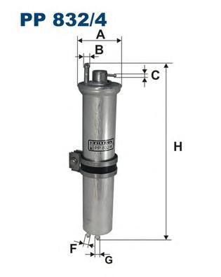 

Фильтр топливный Filtron PP8324