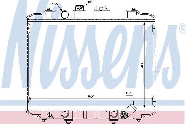 

Радиатор Nissens 67034