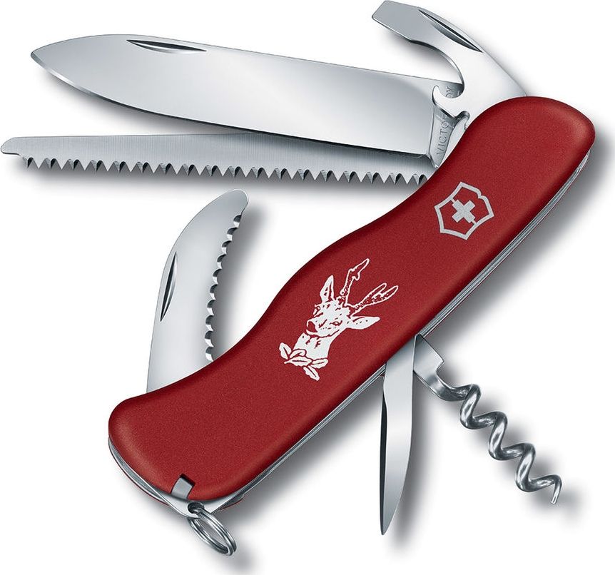 

Мультитул Victorinox Hunter, красный, 12 опций, Hunter