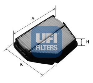 фото Фильтр воздушный двигателя ufi 30.392.00