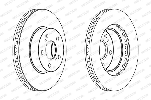 Тормозной диск FERODO DDF485