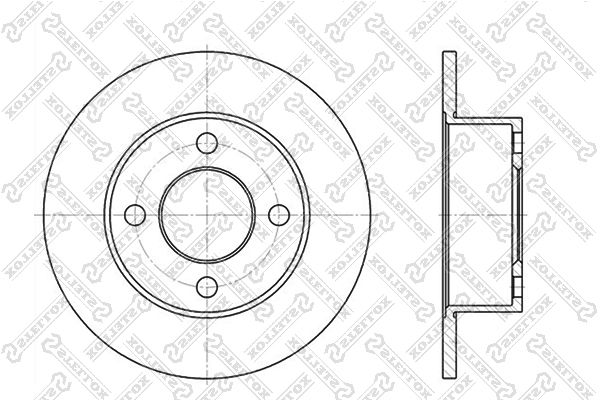 фото Тормозной диск stellox 6020-4723-sx