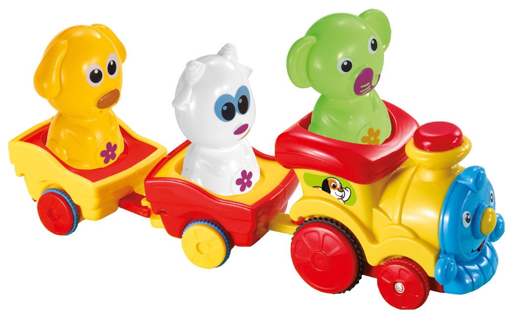 

Интерактивная игрушка BebeLino Музыкальный паровоз с животными 57077