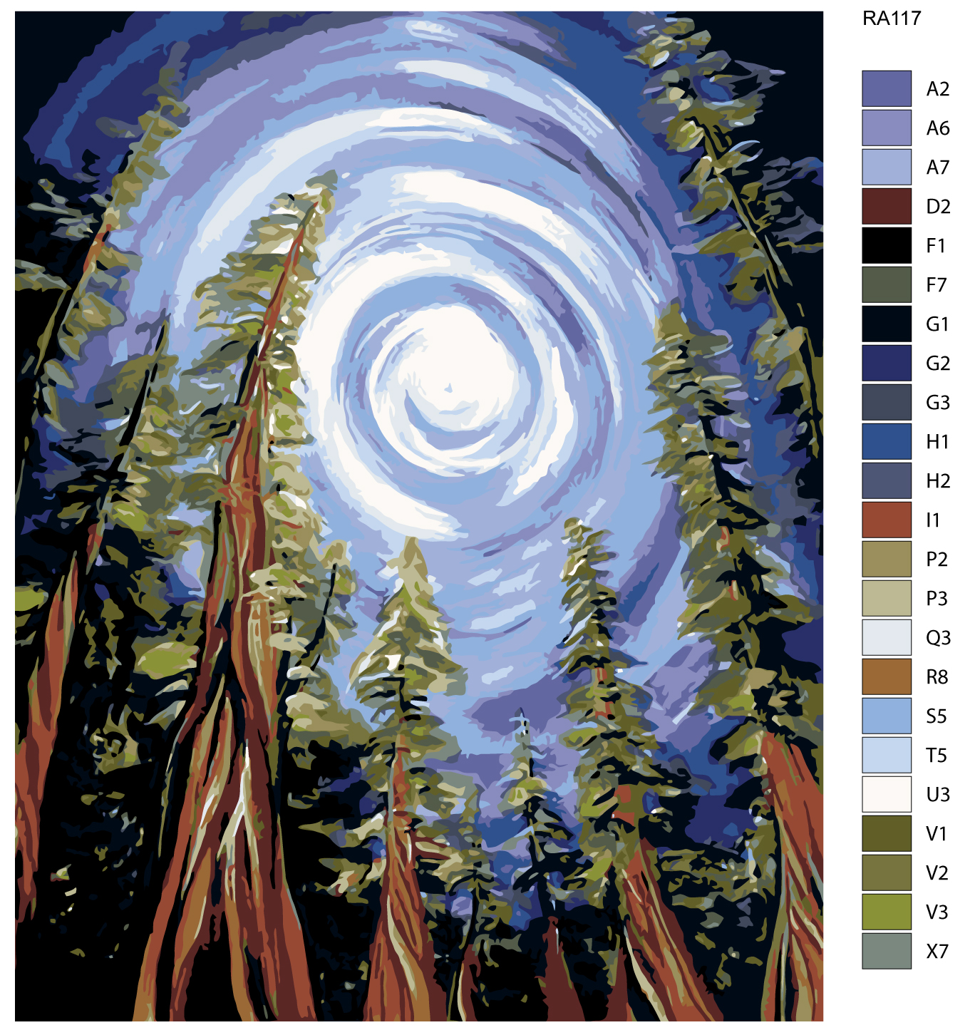 

Картина по номерам, 40 x 50, RA117, RA117