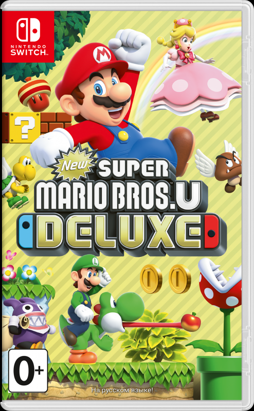 Игра New Super Mario Bros U Deluxe Стандартное издание для Nintendo Switch