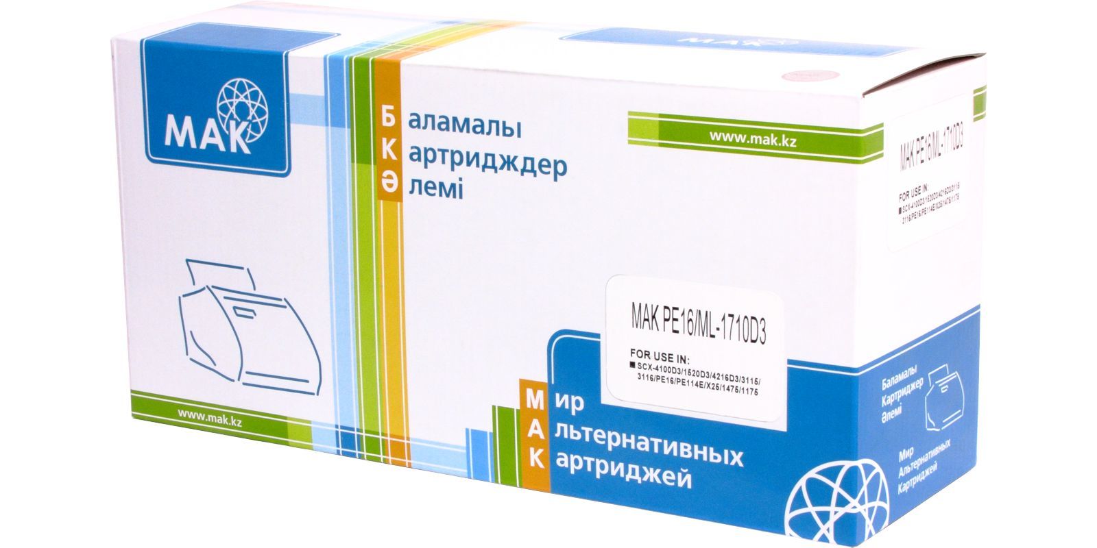 

Картридж для лазерного принтера MAK аналог Xerox 113R00667, черный, PE 16,3115,3116,3120,3121,3130; Samsung: ML 1510,1520,1710,1740,1750,1755;