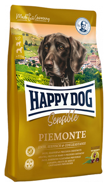 фото Сухой корм для собак happy dog supreme sensible piemonte, утка, морская рыба, 1кг