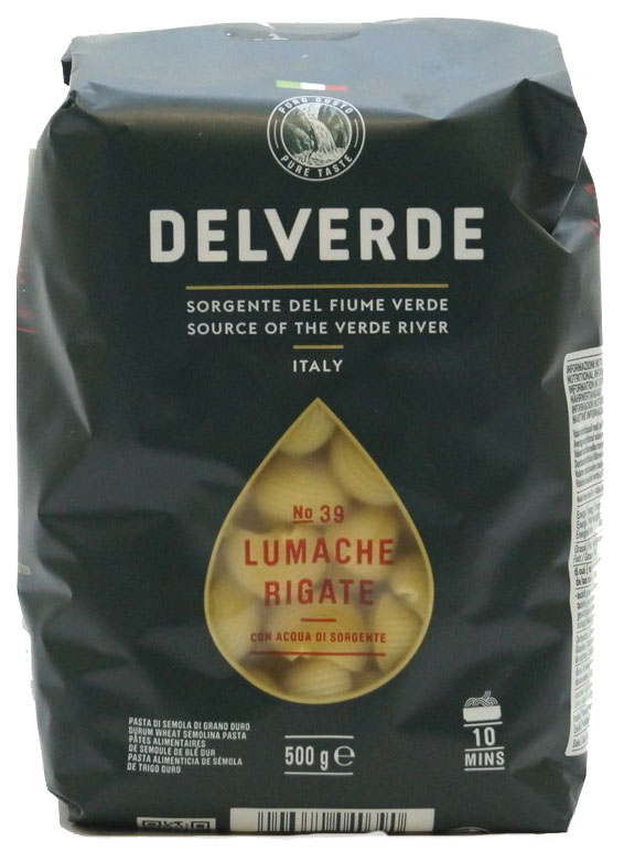Макаронные изделия Delverde lumache rigate №39 500 г
