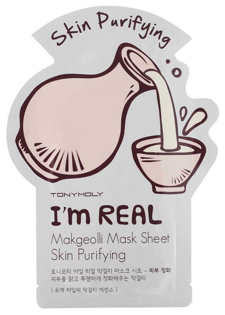 фото Маска для лица tony moly i'm real makgeolli 21 мл