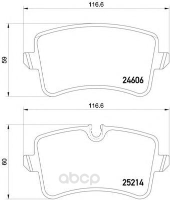 

Тормозные колодки HELLA PAGID/BEHR дисковые 8DB355016001