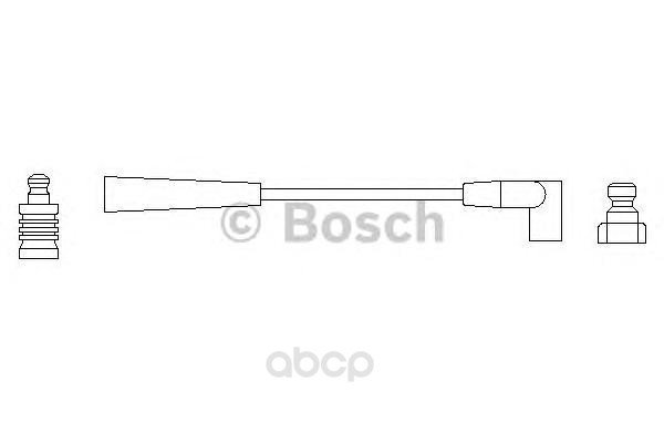 Провод высоковольтный 4-й цил renault trafic, citroen bx/bx break 86-94 BOSCH 0986356064