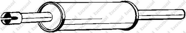 

Глушитель Bosal-Oris средняя часть для Volkswagen Golf 1.4i, 1.6i, 1.8i, 1.9d 93-98 233701