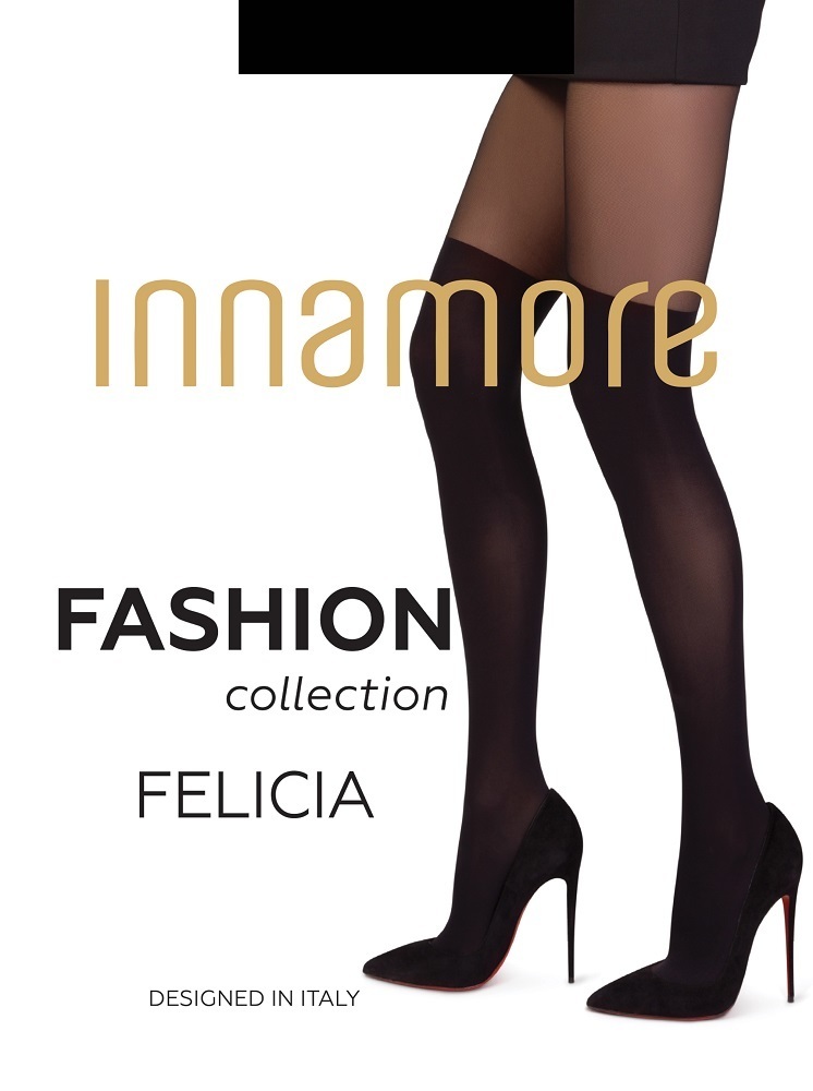 

Колготки фантазийные Innamore "Felicia. Имитация Ботфорт" nero, Felicia