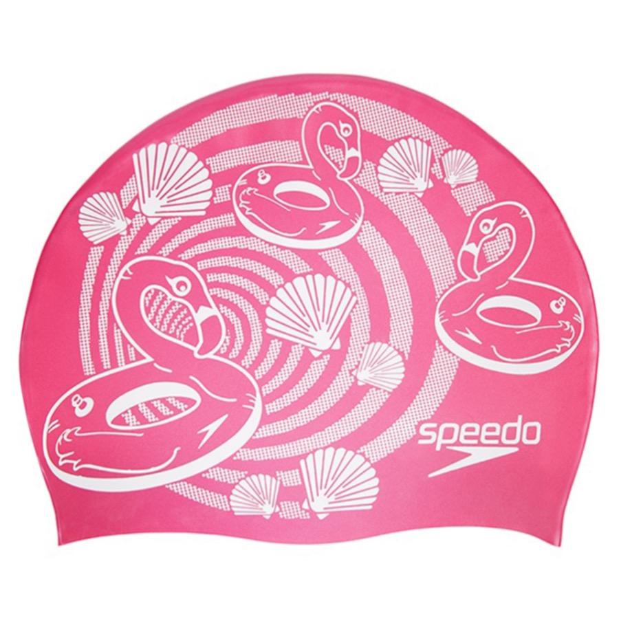 Шапочка для плавания Speedo Junior Slogan Cap 3087 pink