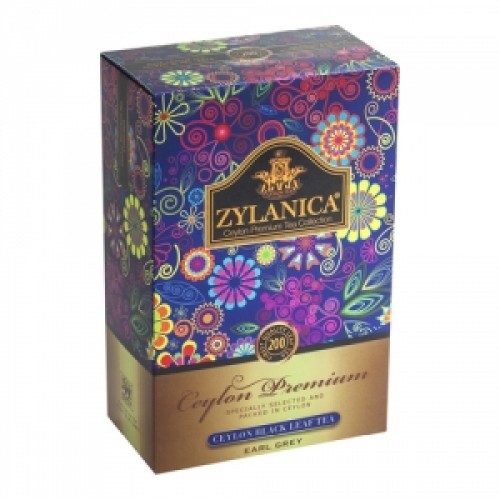 Чай черный листовой Zylanica ceylon premium collection бергамот FBOP 200 г