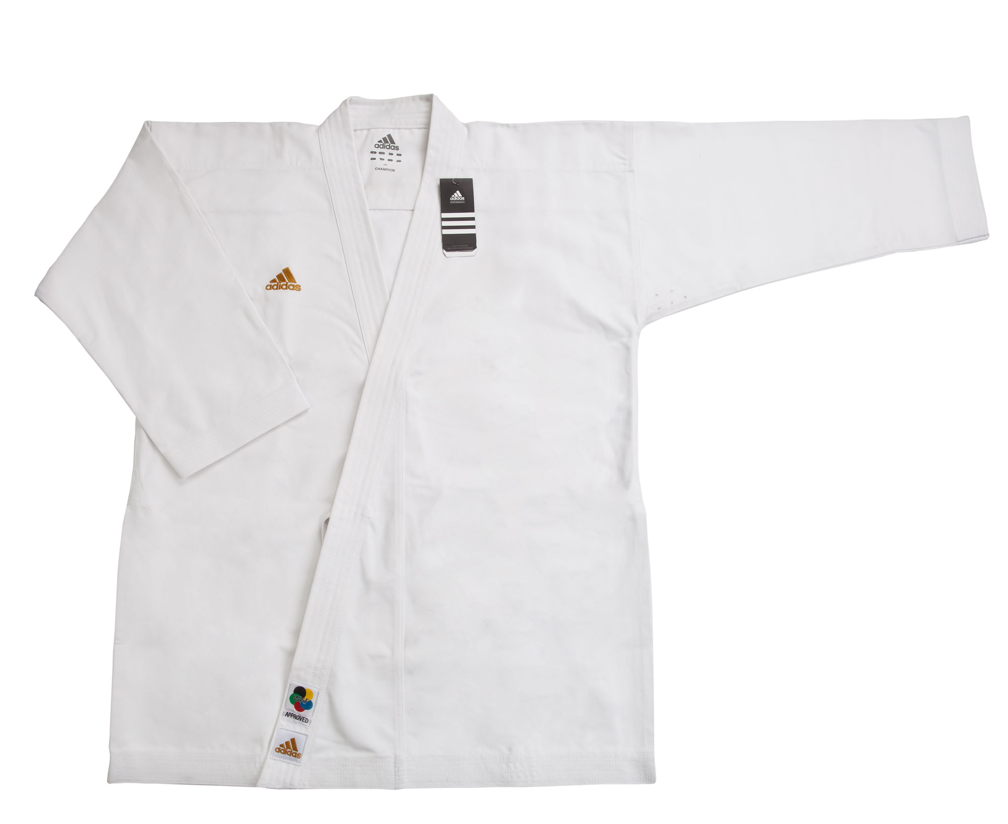 фото Кимоно adidas champion european cut wkf, white, 210