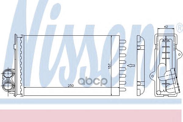 

Радиатор печки Nissens 72935