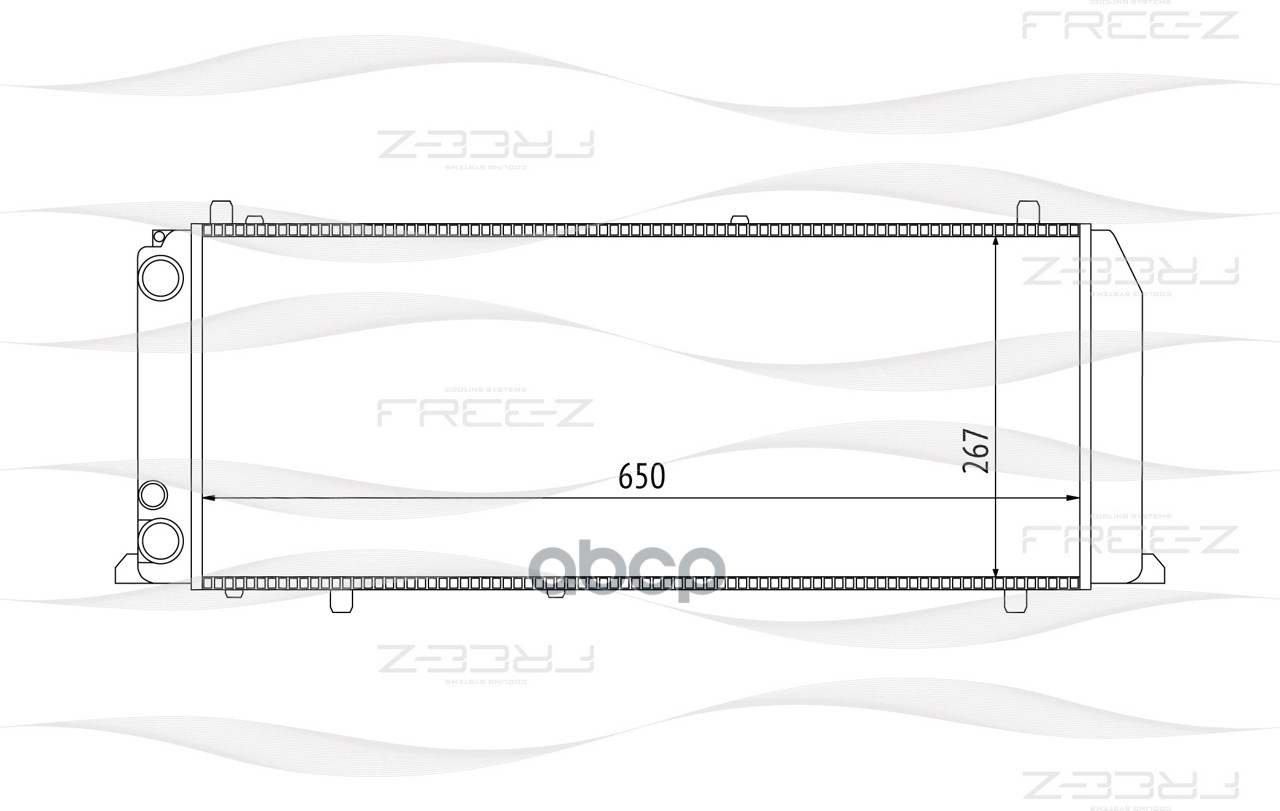 фото Радиатор охлаждения free-z kk0108
