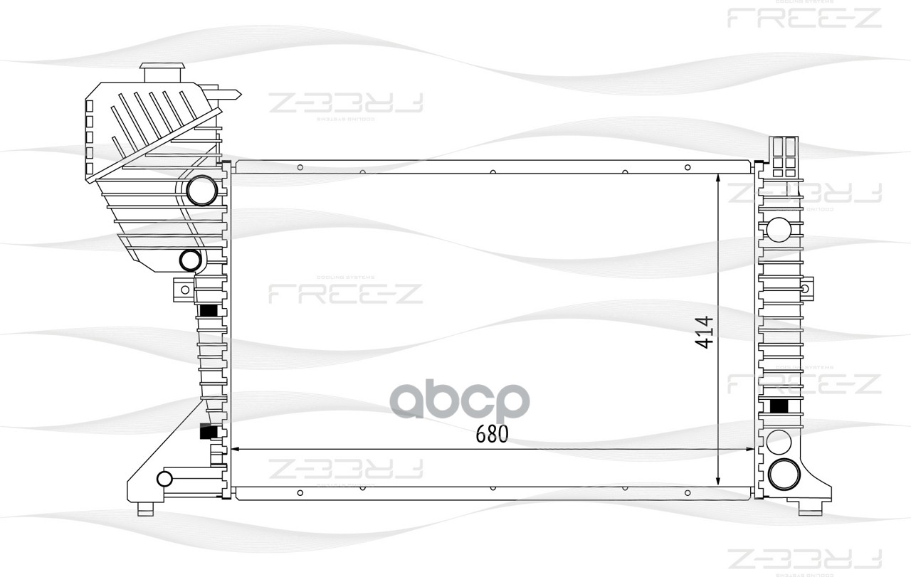 

Радиатор охлаждения FREE-Z KK0152