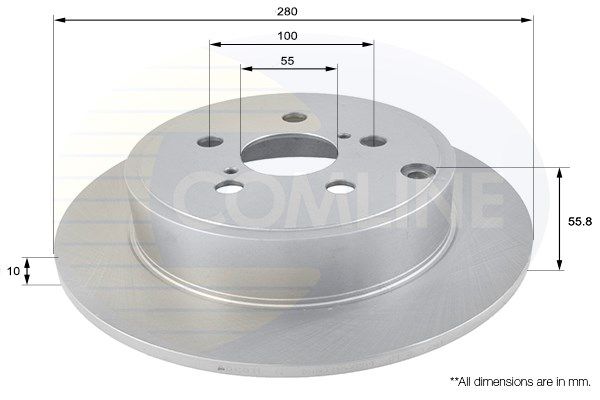 фото Тормозной диск comline adc01111