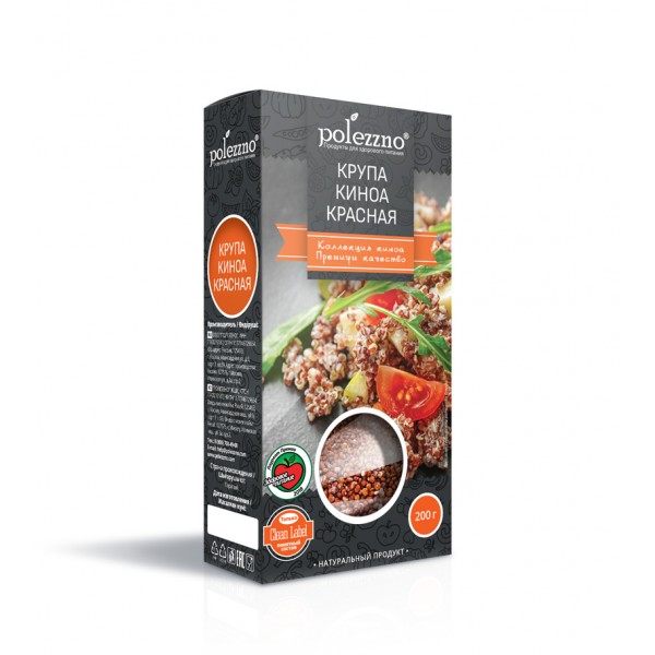 

Крупа киноа красная Polezzno 200 г