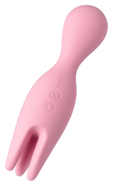 фото Розовый универсальный вибростимулятор с игривыми подвижными тентаклями svakom nymph soft