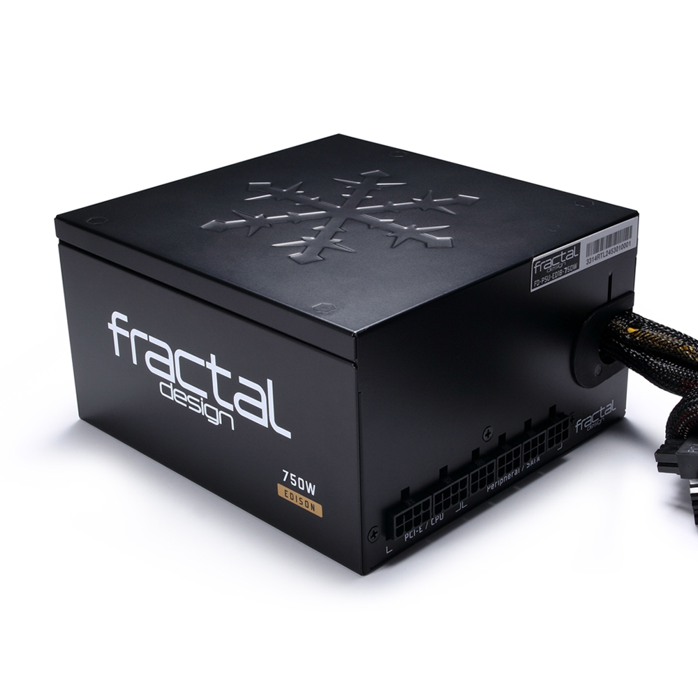 фото Блок питания компьютера fractal design edison m fd-psu-ed1b-750w atx12v v2,4 750вт