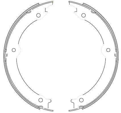 фото Комплект тормозных колодок, стояночная тормозная система remsa 4620.00