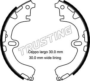 

Комплект тормозных колодок TRUSTING 115.289