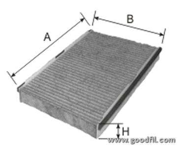 фото Фильтр салона goodwill ag 277 cfc