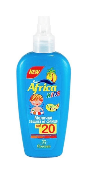 Солнцезащитное средство Africa KIDS Защита от солнца SPF20 200 мл