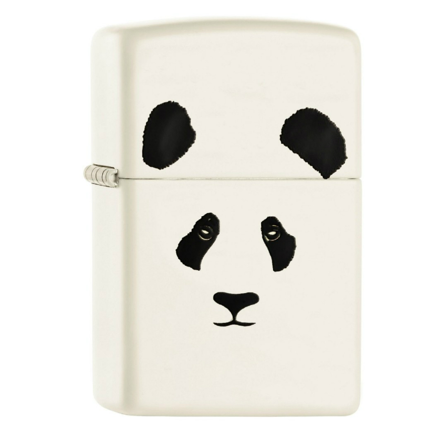 

Бензиновая зажигалка Zippo Giant Panda White Matte, Белый;черный, Giant Panda