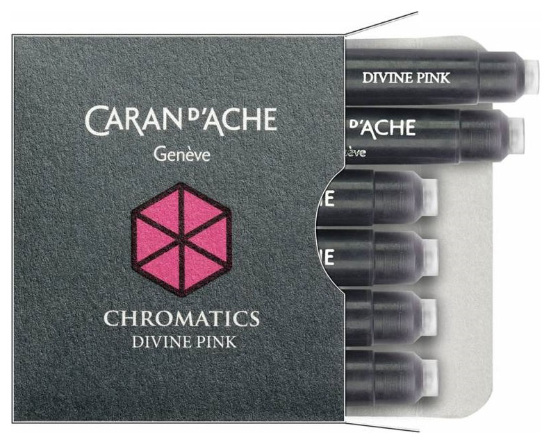 

Картридж "Chromatics Divine Pink", для перьевых ручек, 6 штук