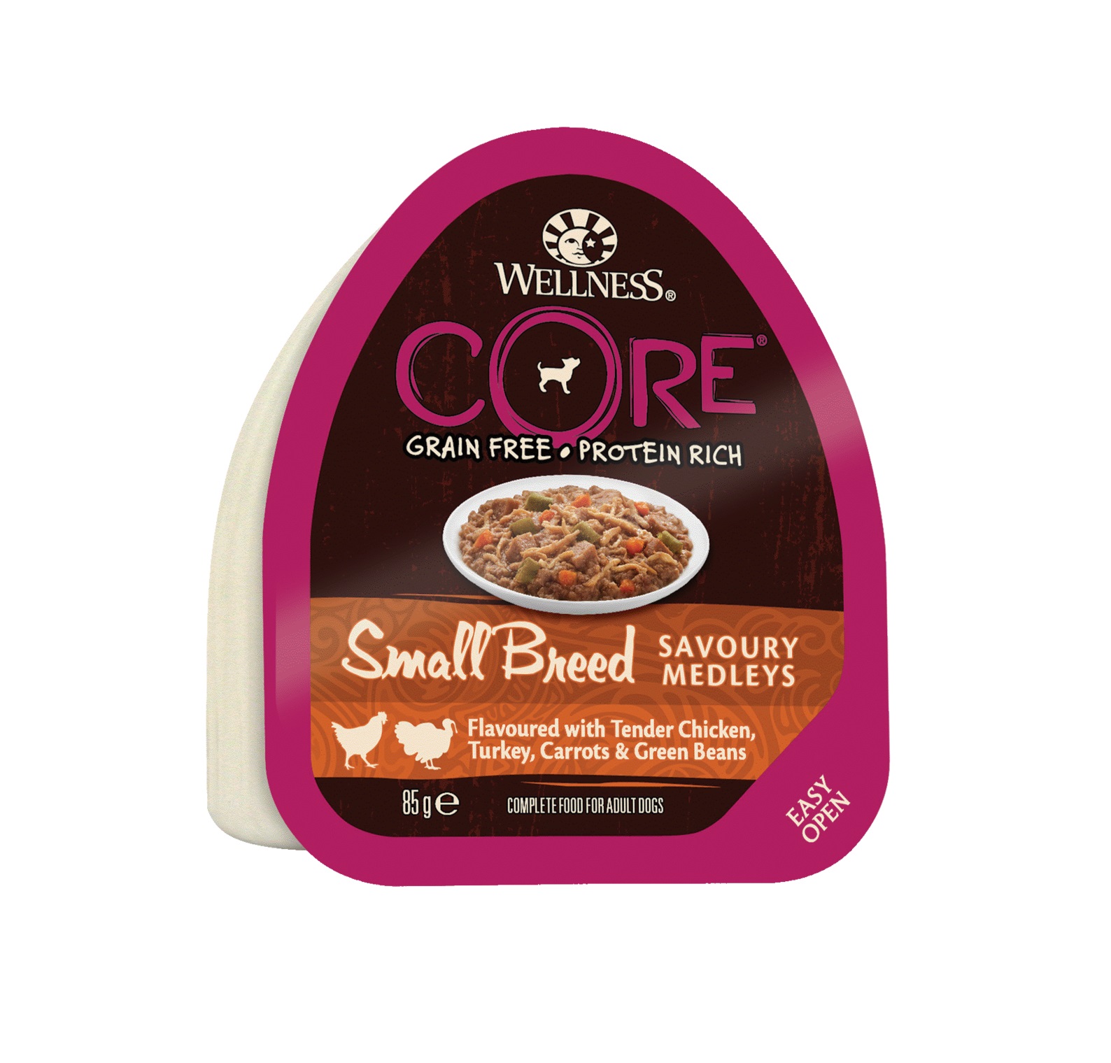 Консервы для собак Wellness CORE Small Breed, попурри из курицы с индейкой, 85г