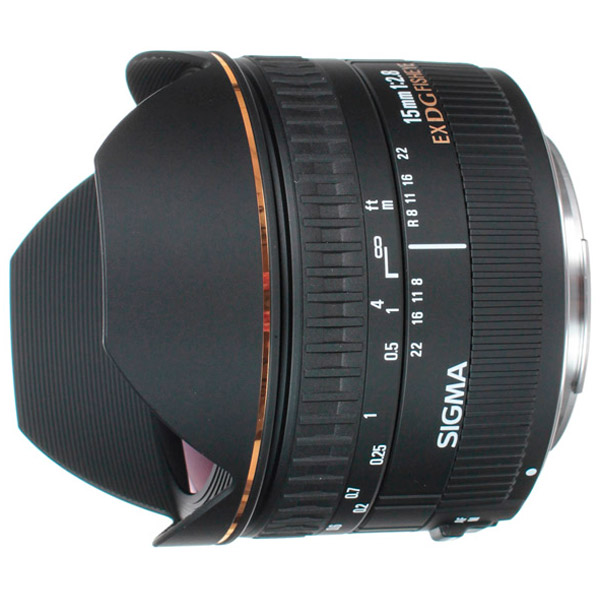 Объектив SIGMA 15mm f/2.8 EX DG Diagonal Fisheye Canon EF-S