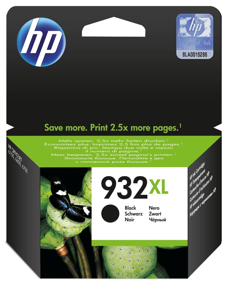 фото Картридж для струйного принтера hp 932xl (cn053ae) черный, оригинал