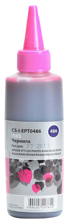 Чернила для струйного принтера Cactus CS-I-EPT0486 светло-пурпурный